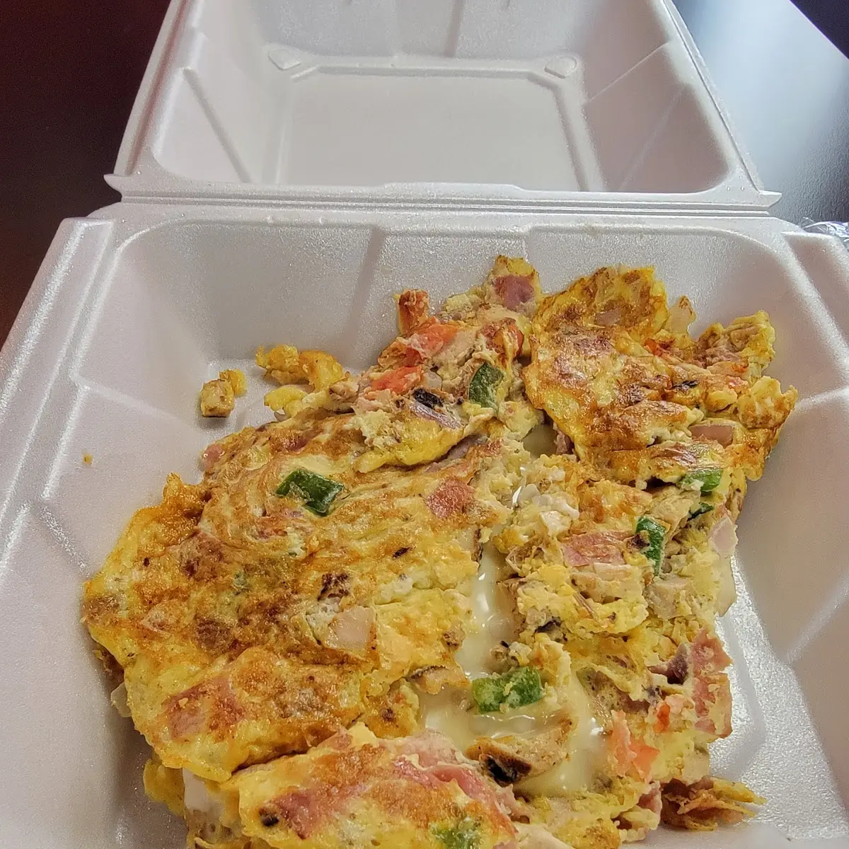 Grilled Chicken Breast Omelet