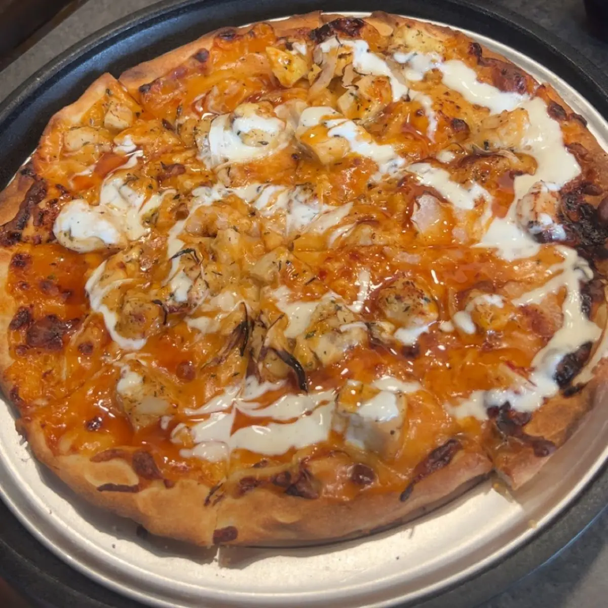 Hot Honey Chicken Pizza