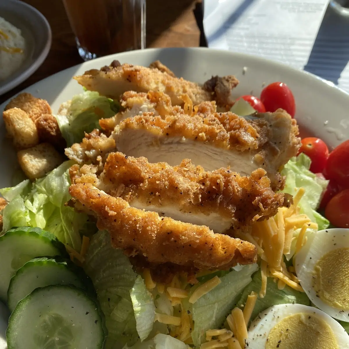 Homestyle Fried Chicken Salad