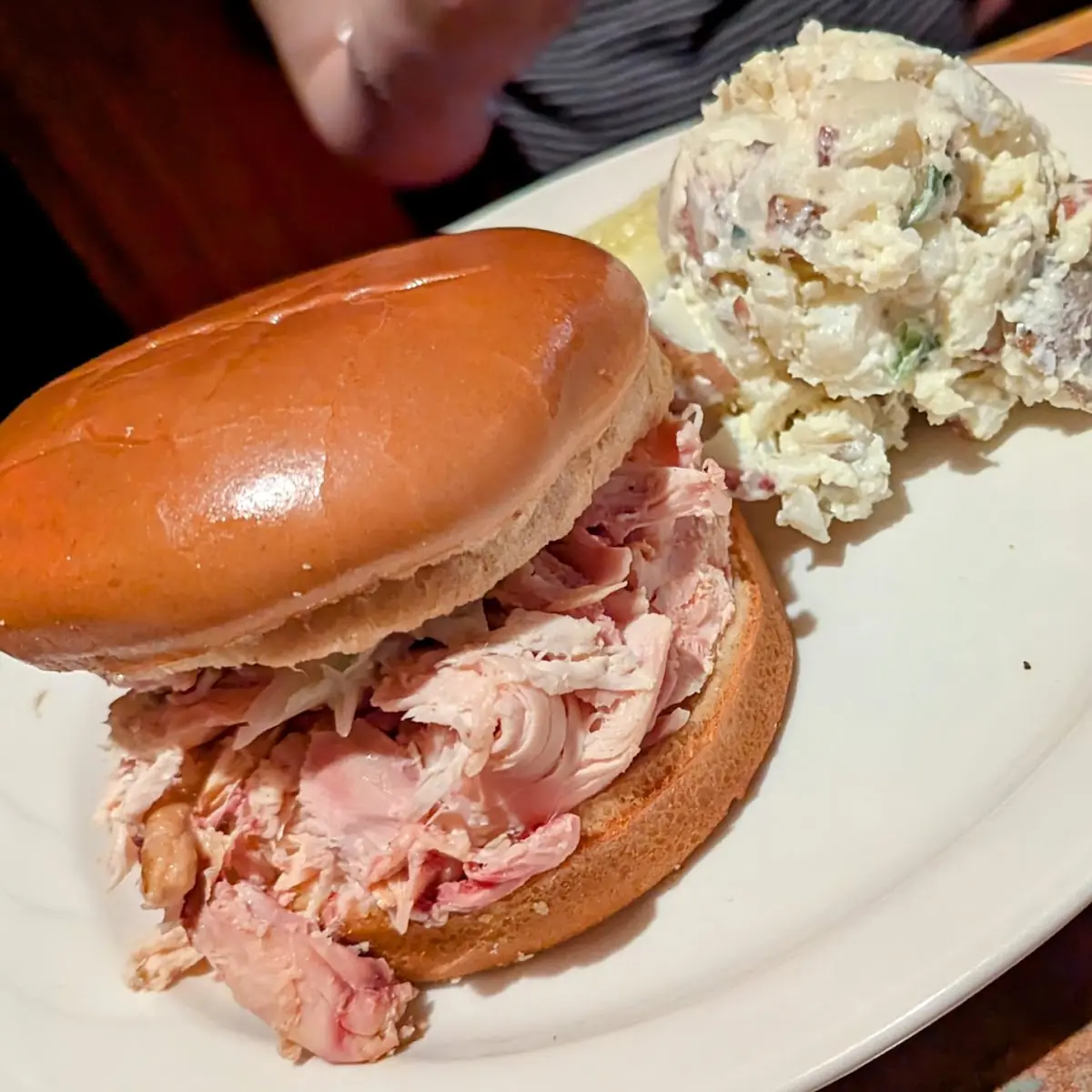 Kid BBQ Pulled Chicken Sandwich