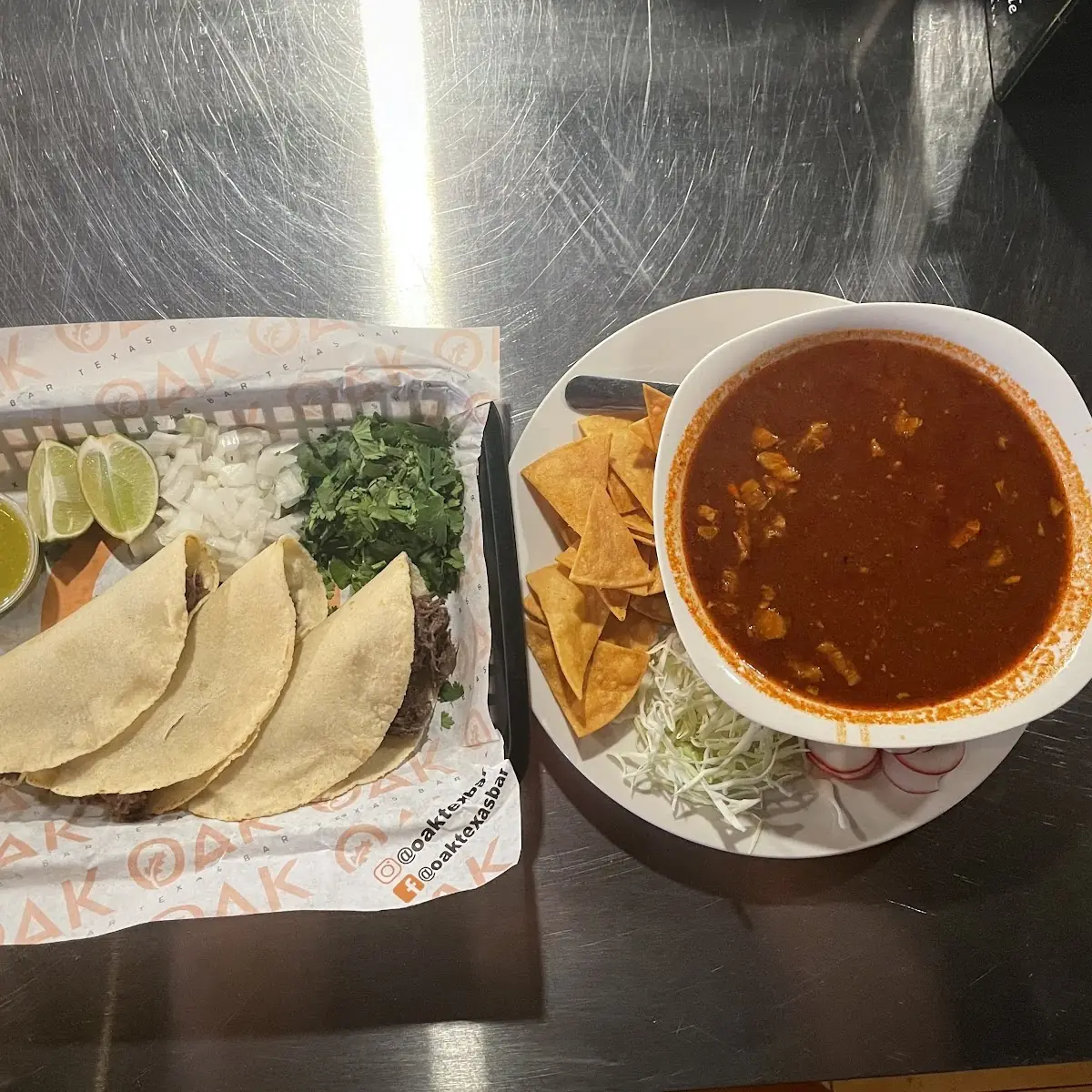 Menudo & Barbacoa Tacos