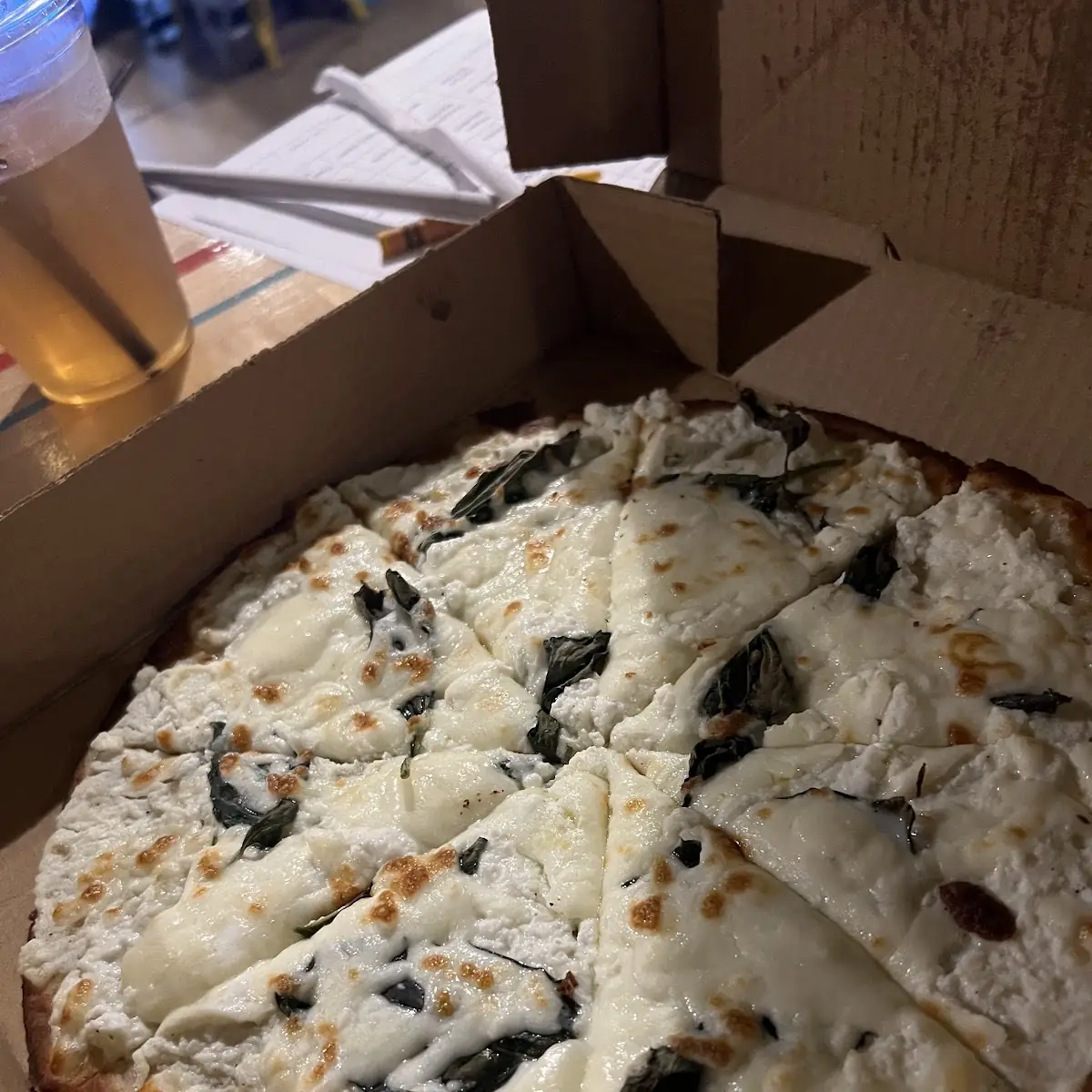Cauliflower Crust Pizza with Basil