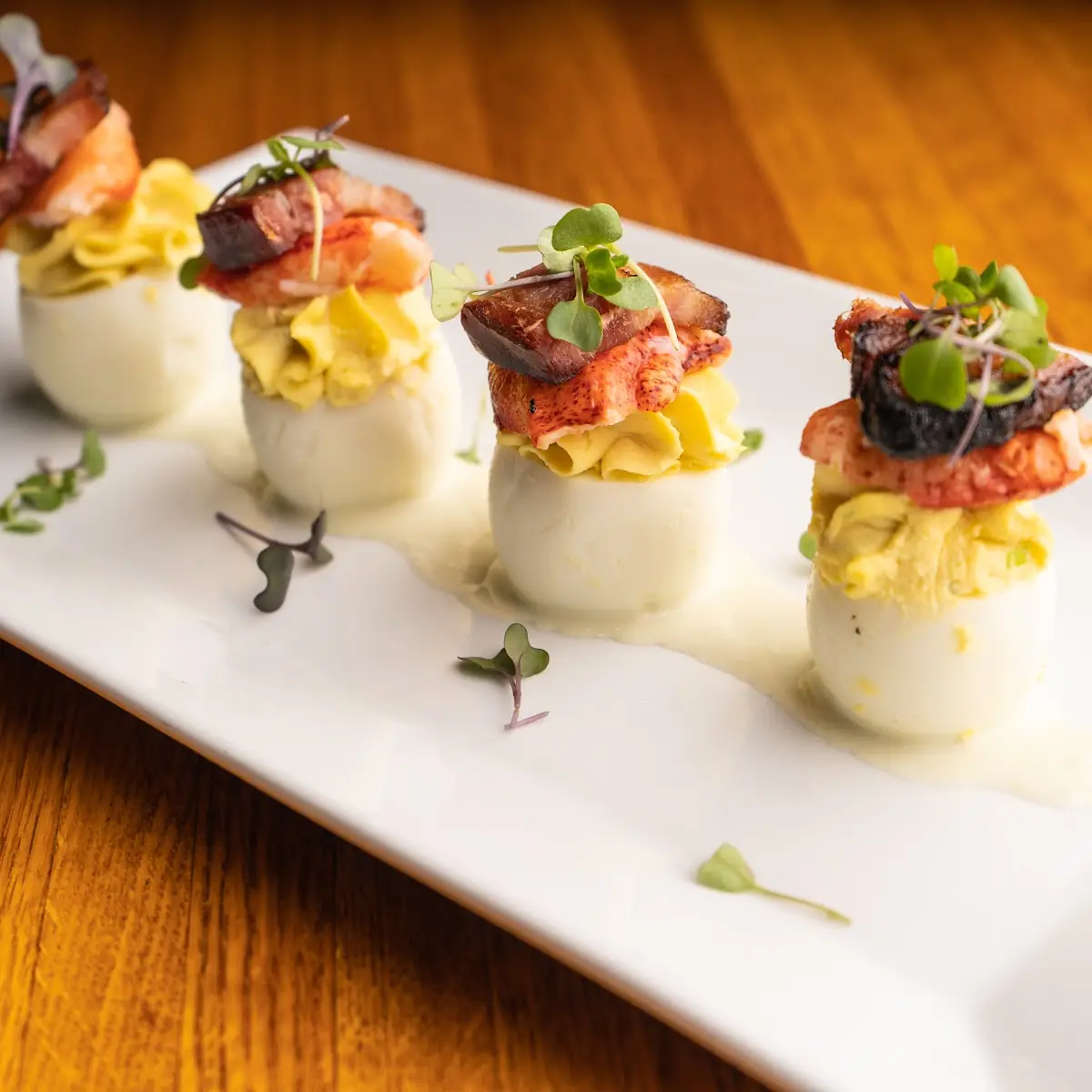 Truffle Deviled Eggs