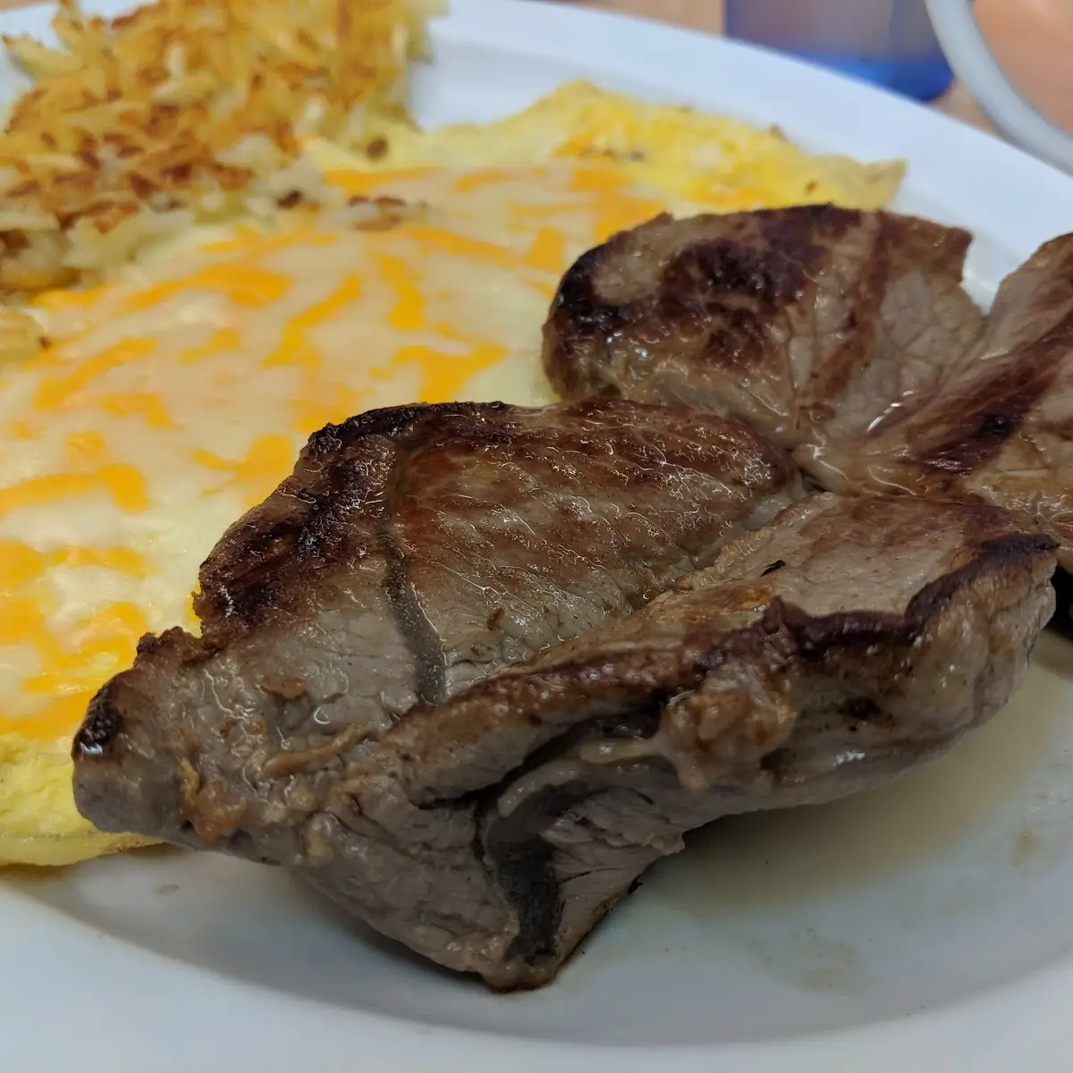 Steak and Eggs and Hash Browns