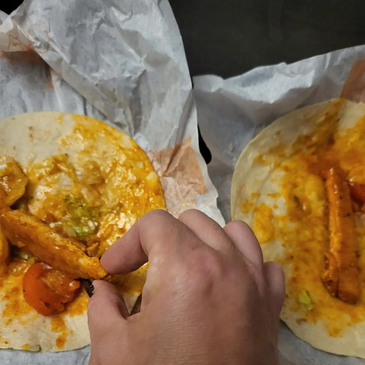 Royal Spicy Chicken Wrap wtf
