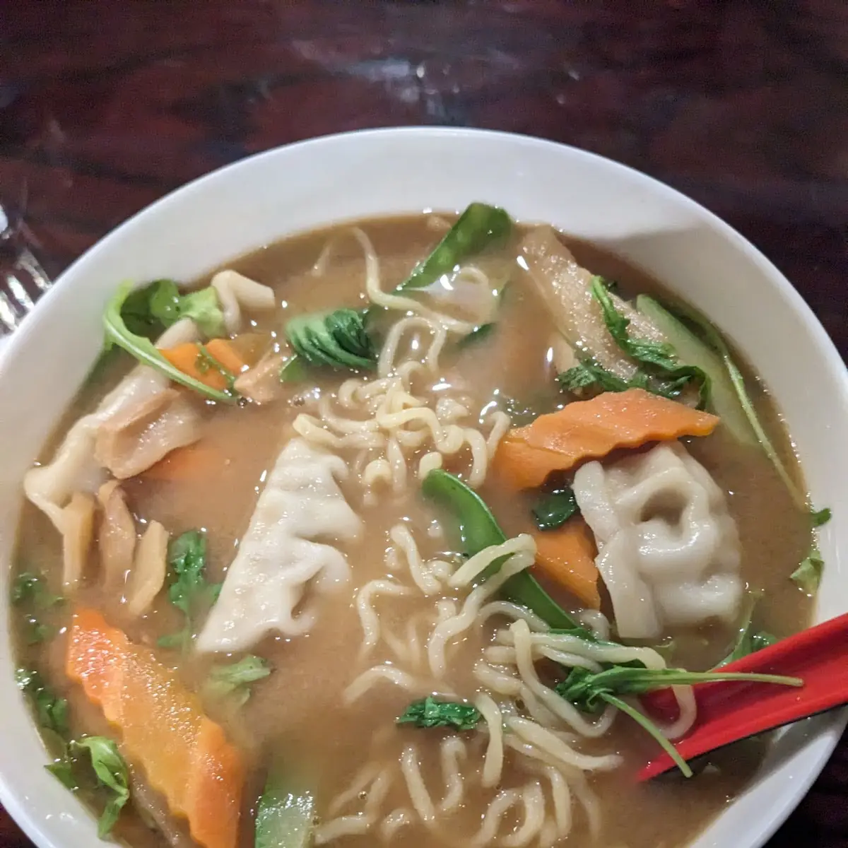 Miso Ramen with Gyoza