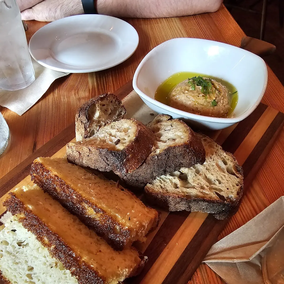 Side of Bread and Extra Virgin Olive Oil