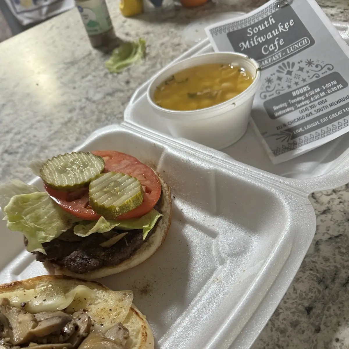Mushroom Swiss Burger