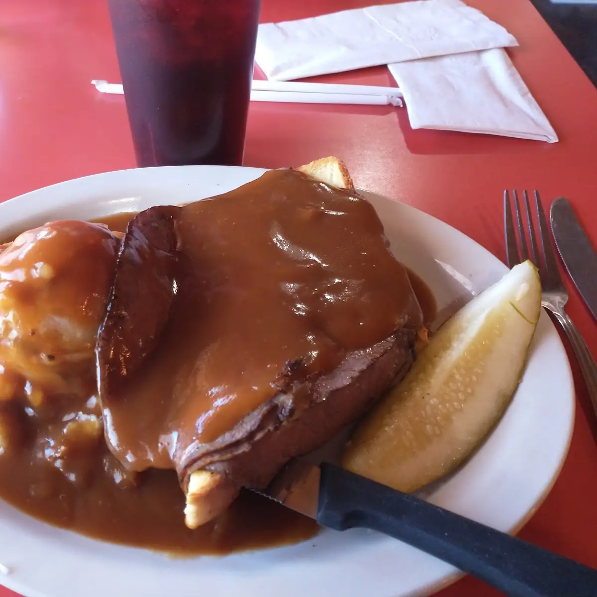 Hot Roast Beef Sandwich