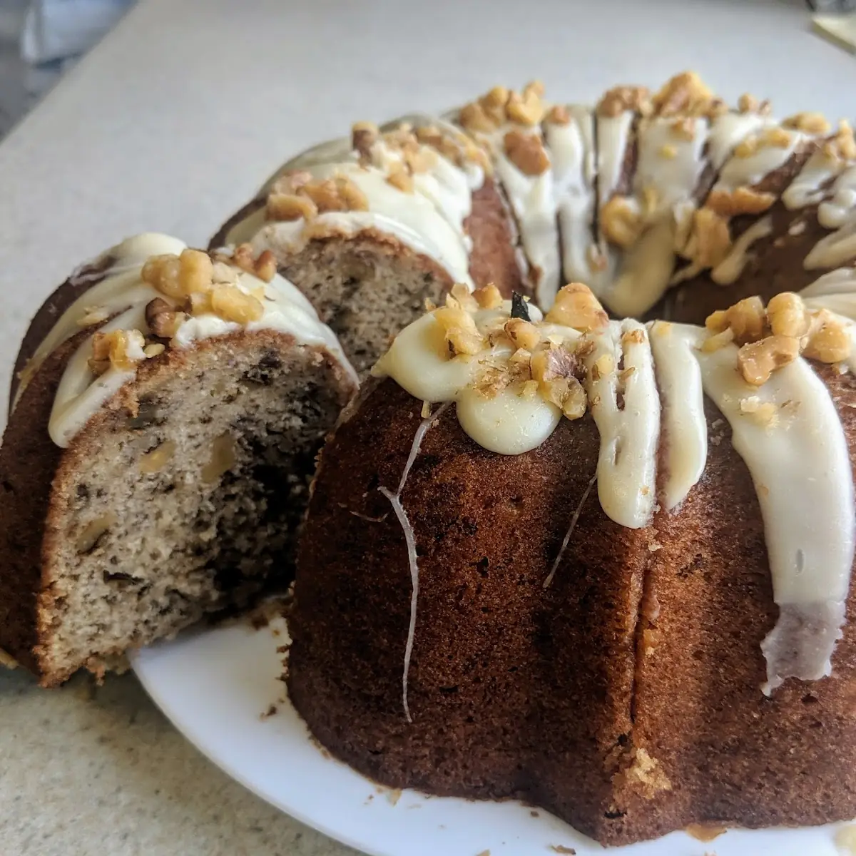 Banana Walnut Cake