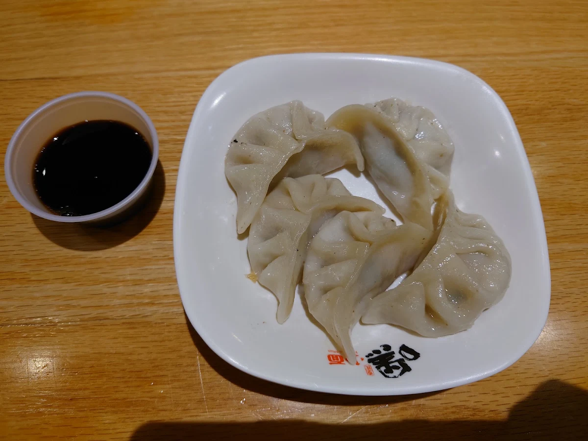 Pork & Chive Steam-Fry Dumplings, Hey Noodles (Scarborough)
