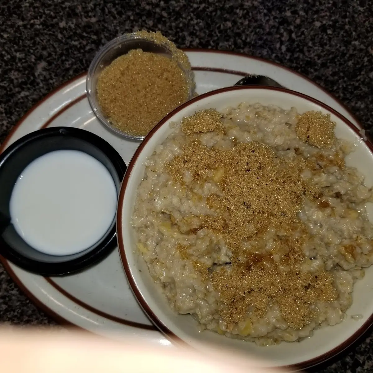 Oatmeal with Brown Sugar & Milk