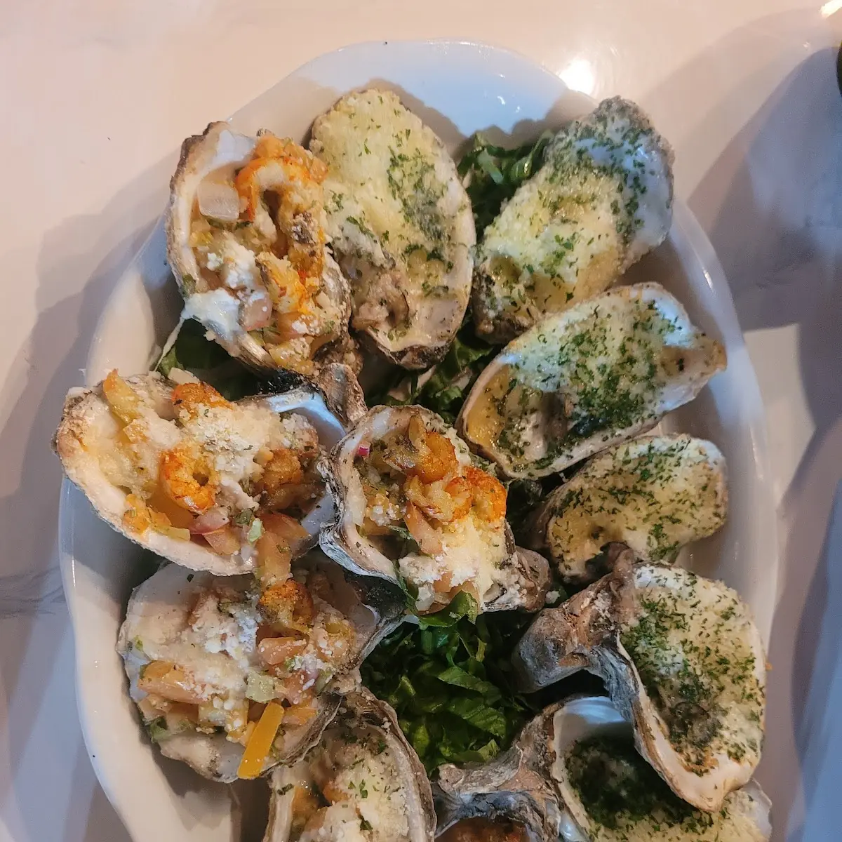 Oysters Rockefeller