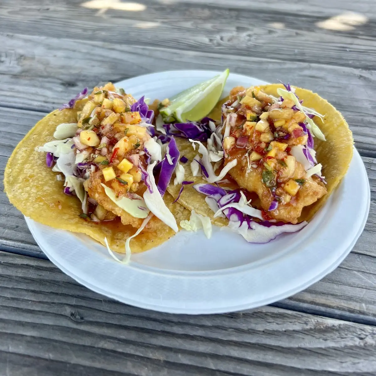 Fish Tacos with Mango Salsa