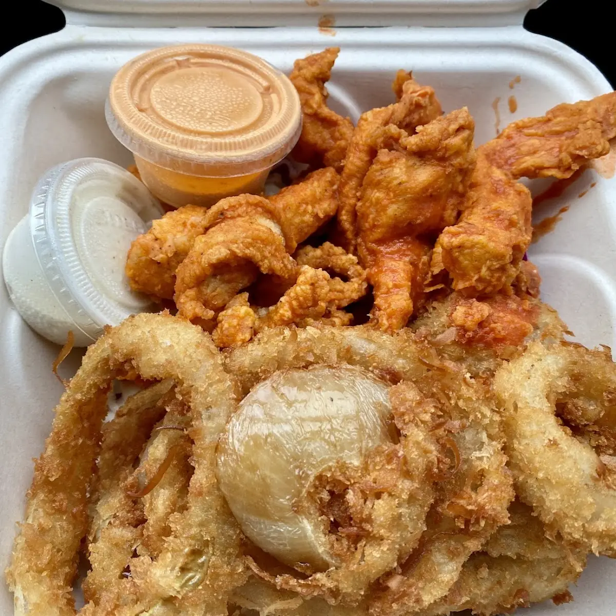 Onion Rings and Chicken Strips