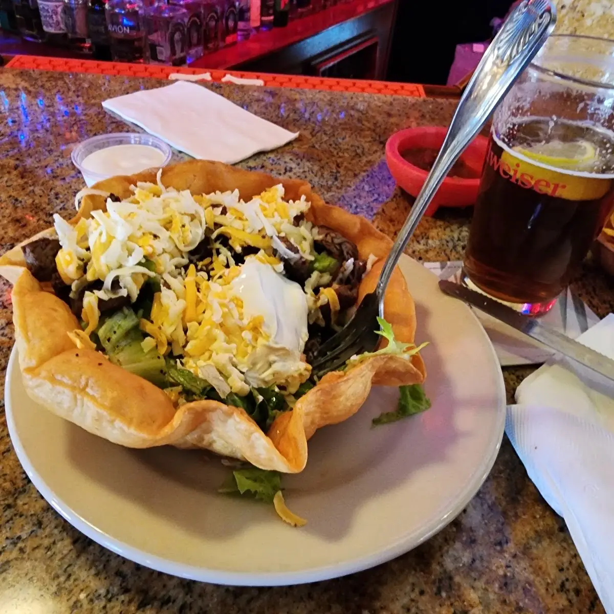 Steak Taco Salad