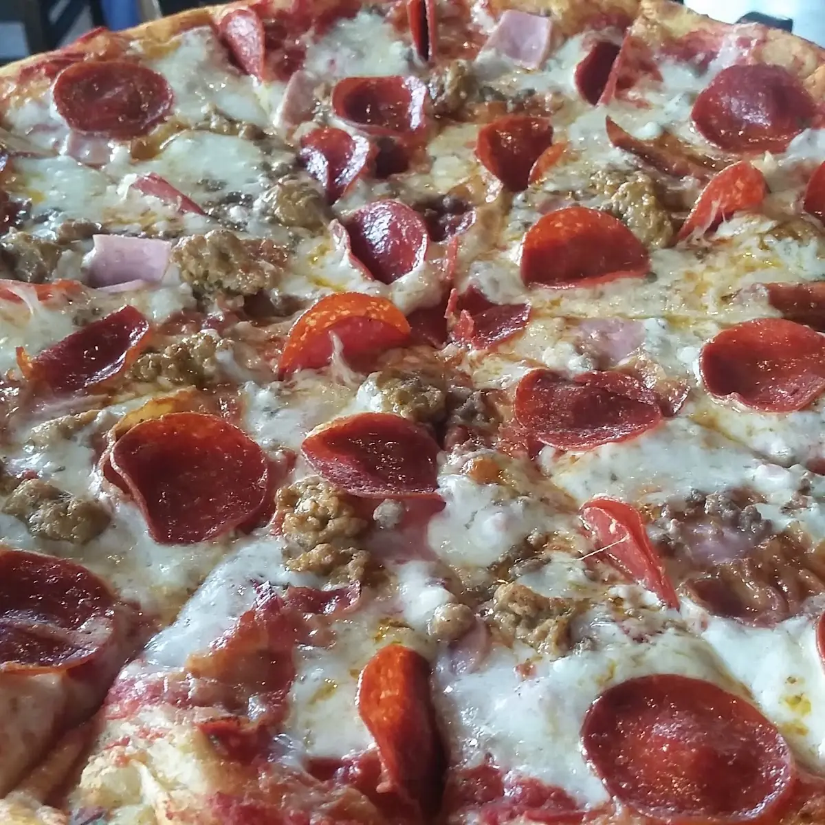 Bacon and Pepperoni Pizza