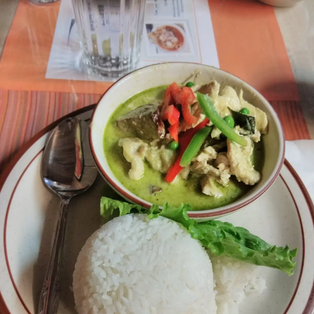 Green Curry Chicken Lunch Special