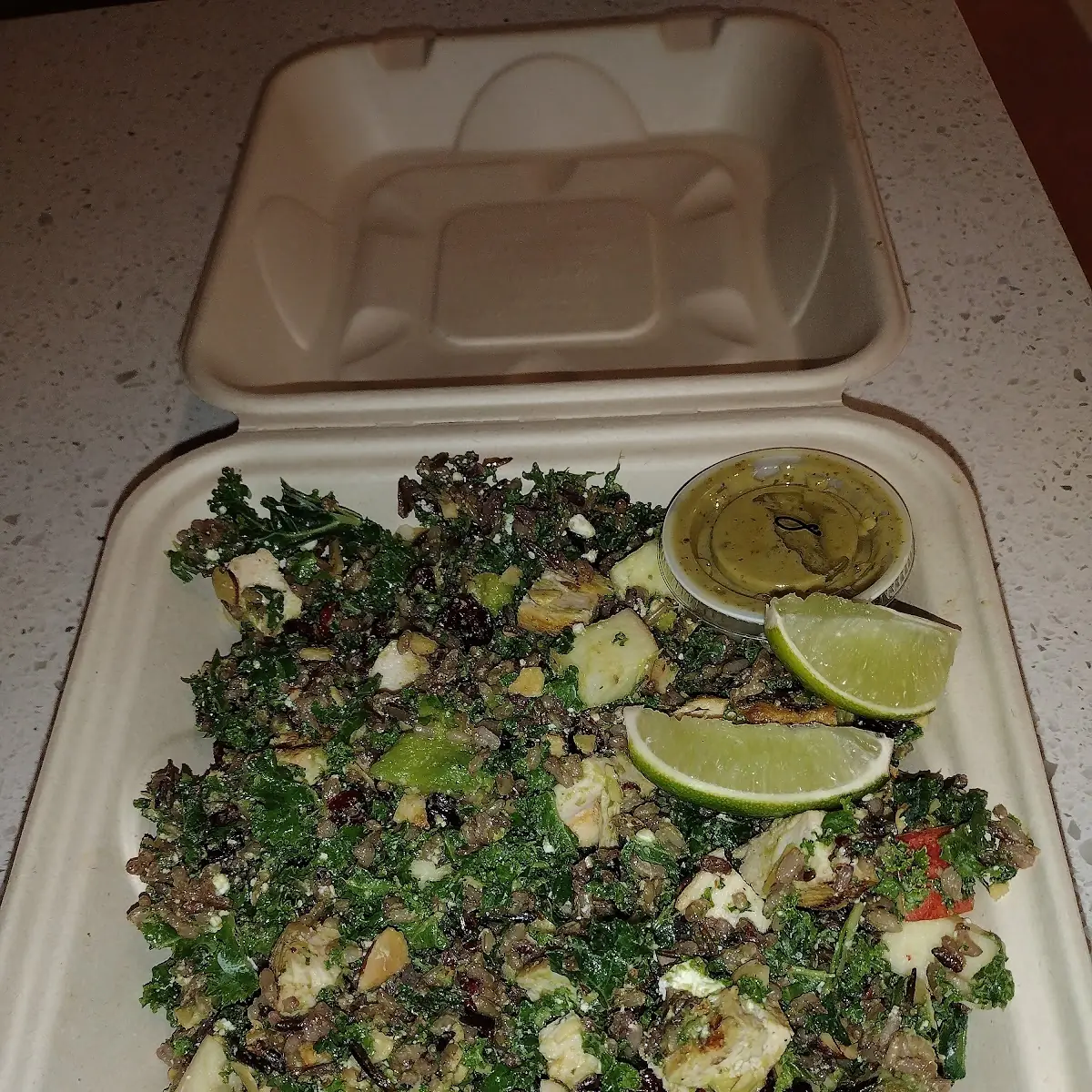 Wild Rice and Kale Salad