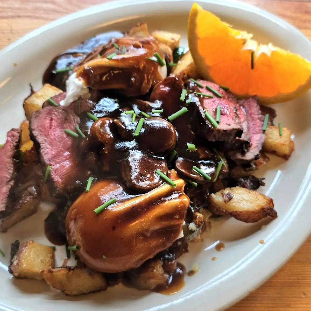 Steak and Eggs Benedict