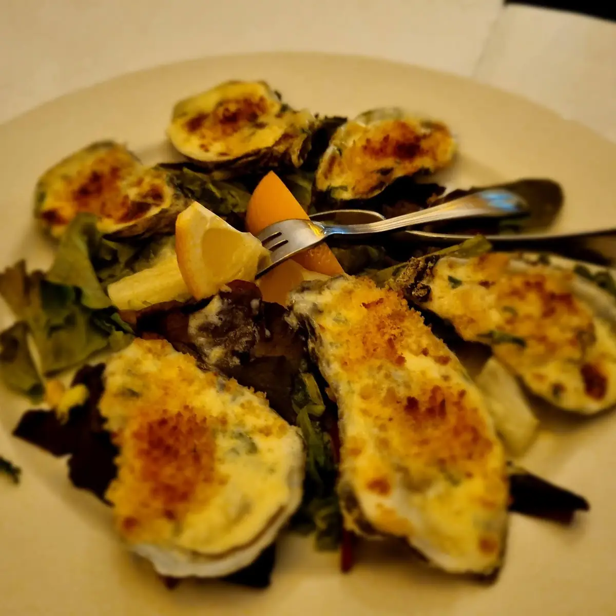 Oysters Rockefeller