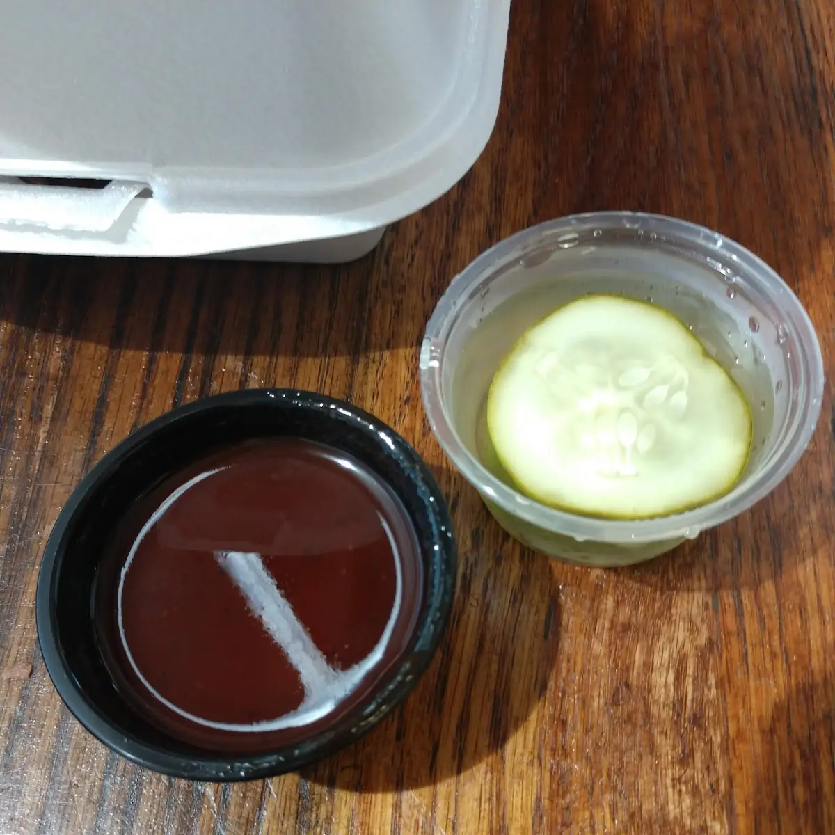 BBQ Sauce and Pickles