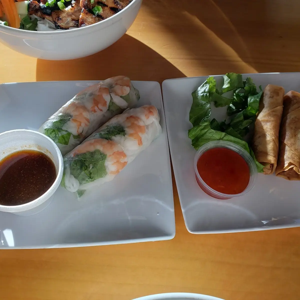 Summer Roll and Spring Roll