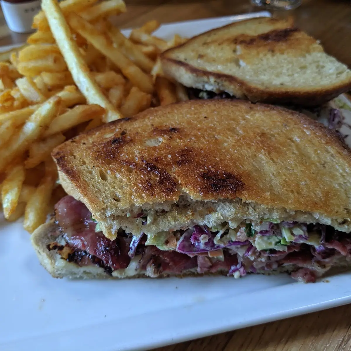 Beef Belly Pastrami Sandwich