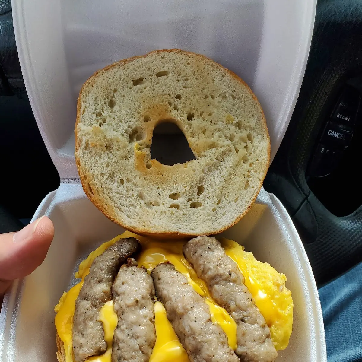 Sausage Egg an Cheese Begal