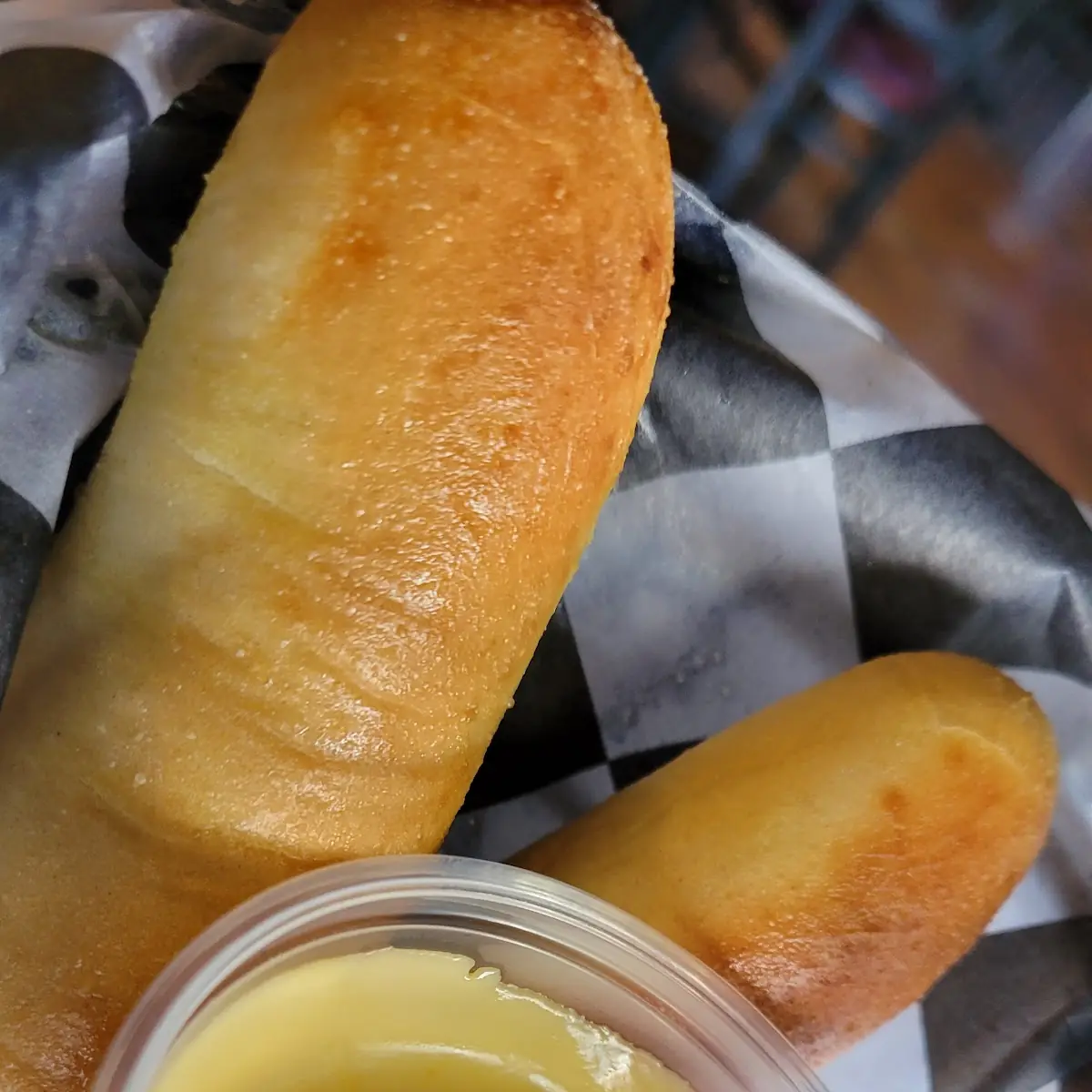 Bread Sticks and Cheese