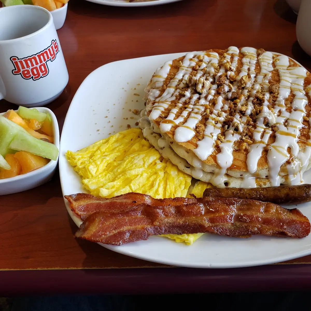 Caramel Apple Pancake Combo