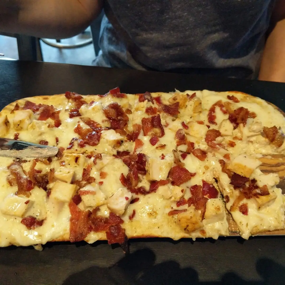 Chicken Bacon Ranch Flatbread
