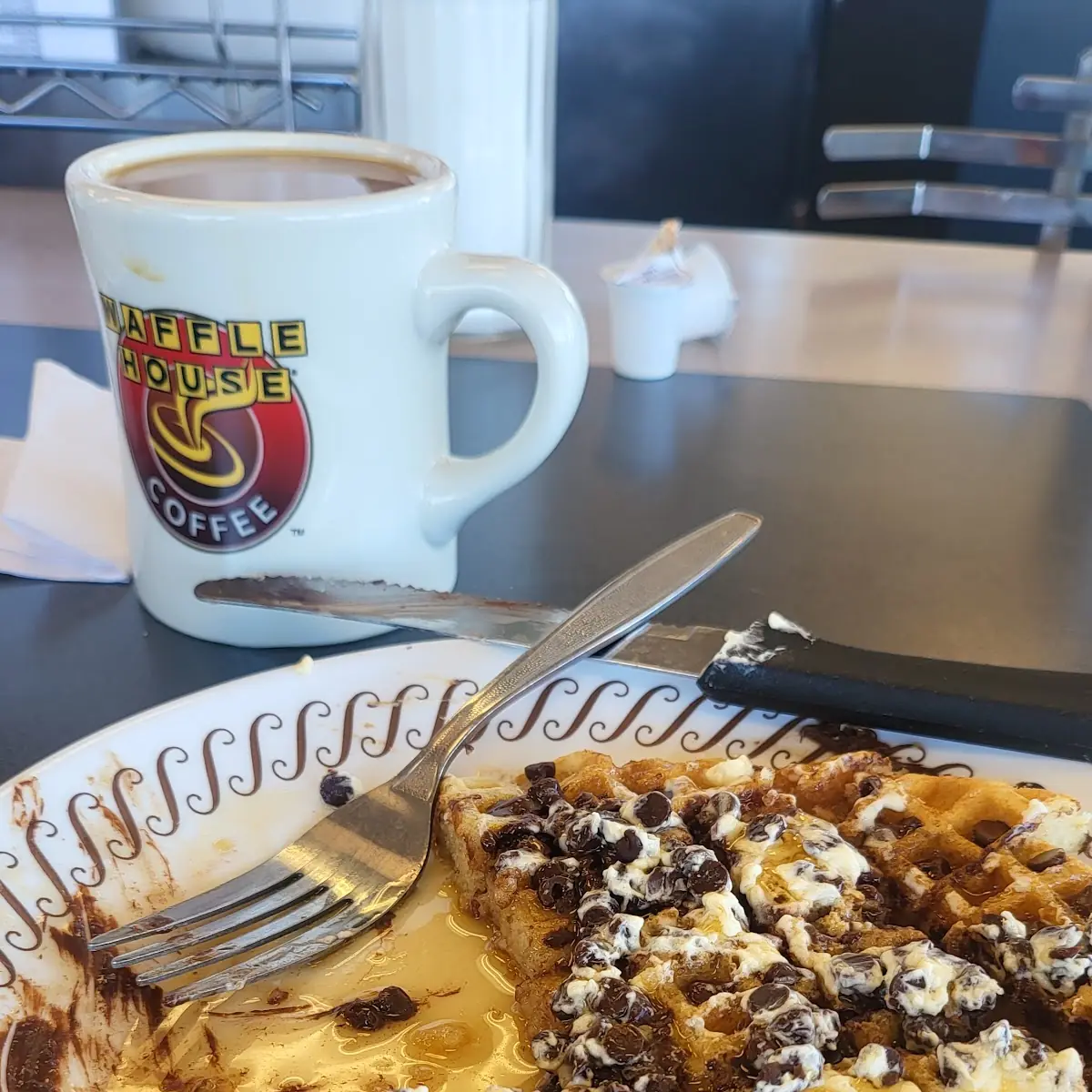 Choc Chip Waffle