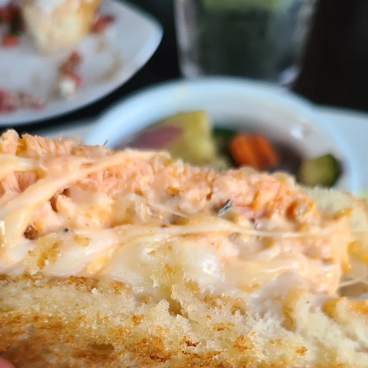 Blackened Salmon Grilled Cheese