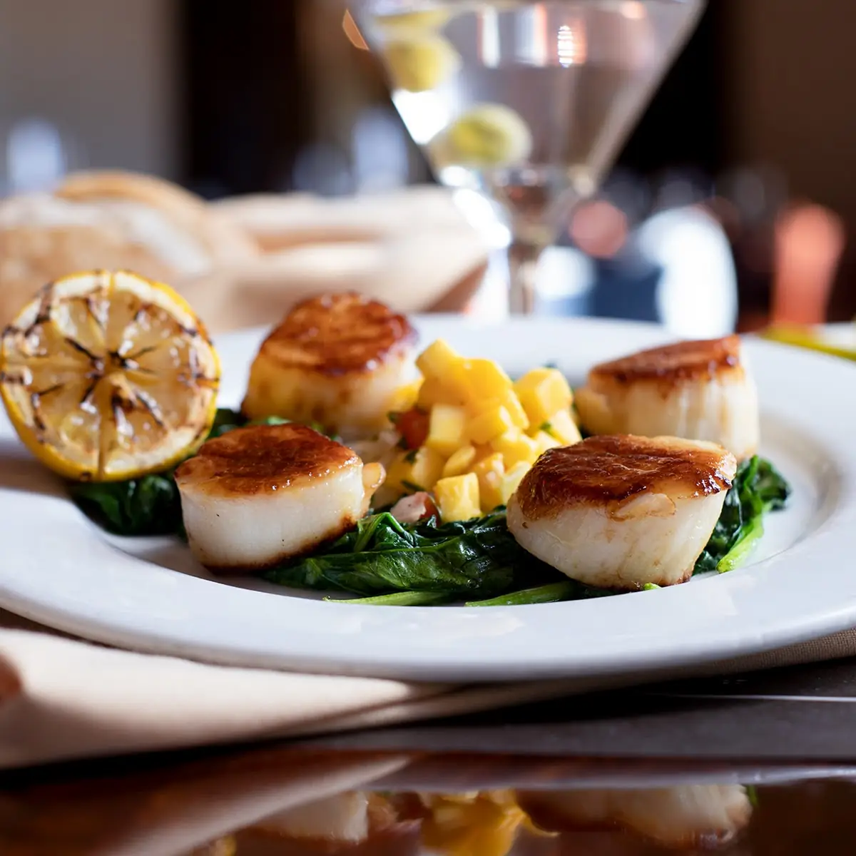 Seared Eastern Sea Scallops