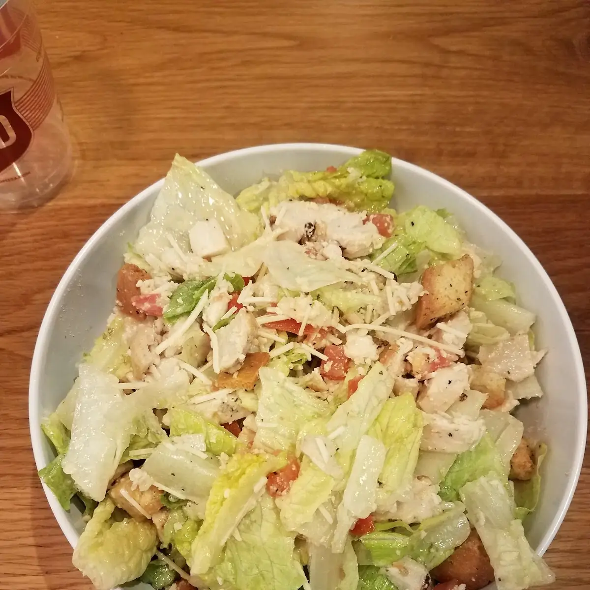Caesar Salad with Turkey