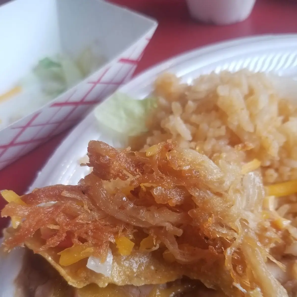 Inedible Crunchy Chicken Taco