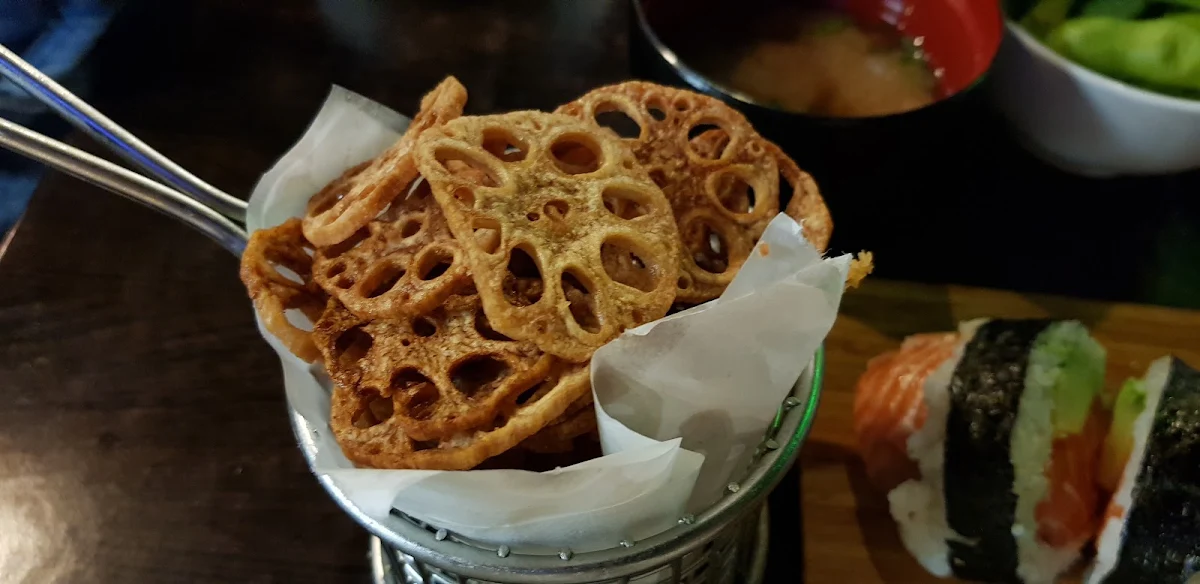 Crispy Fried Lotus Root Slices, MON JAPANESE BISTRO