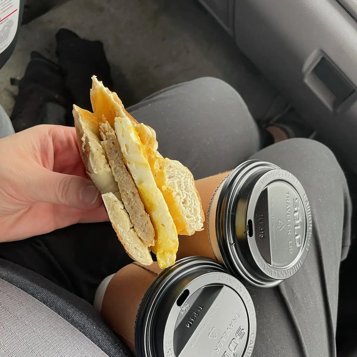 Sausage Egg and Cheese Bagel