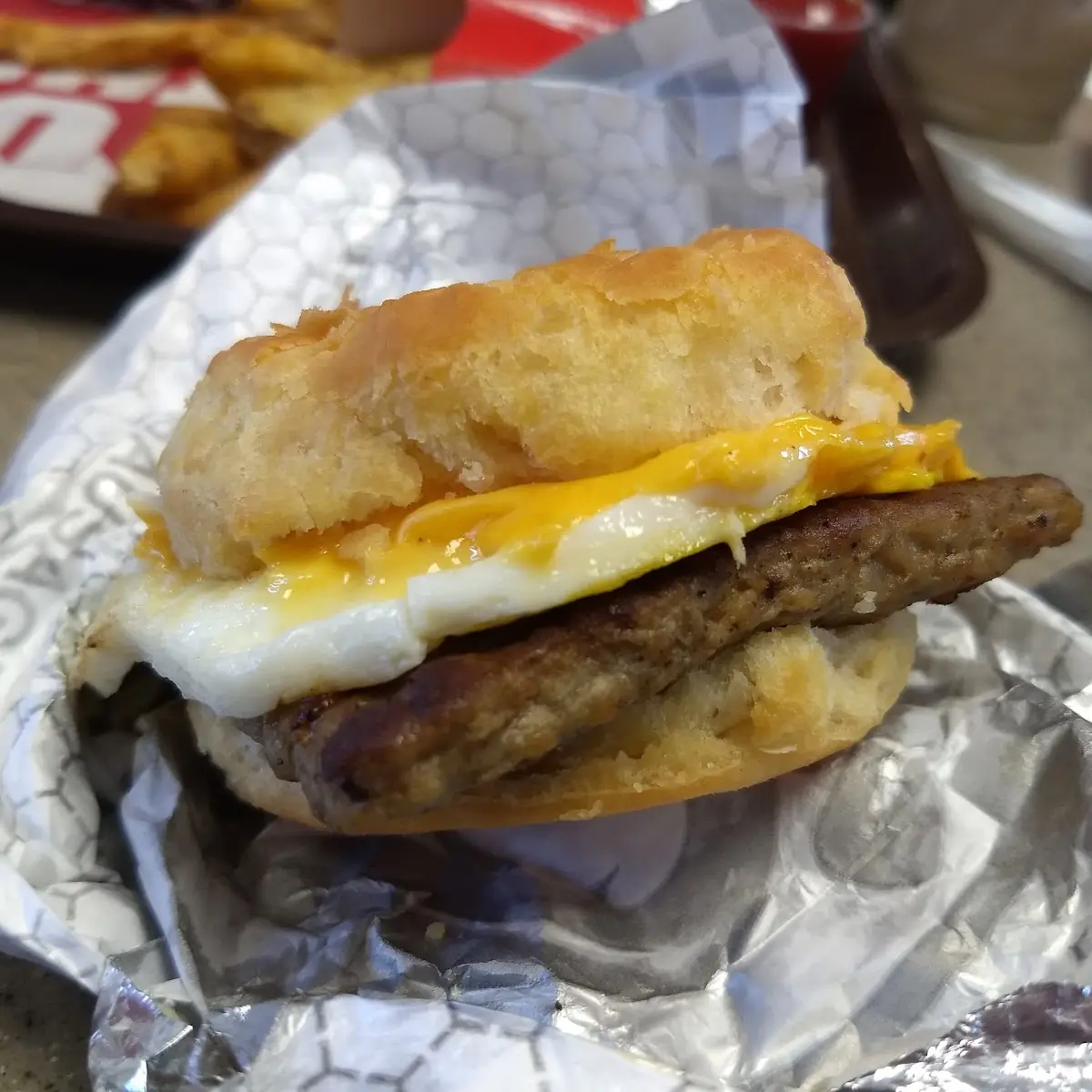 Sausage Egg & Cheese Biscuit