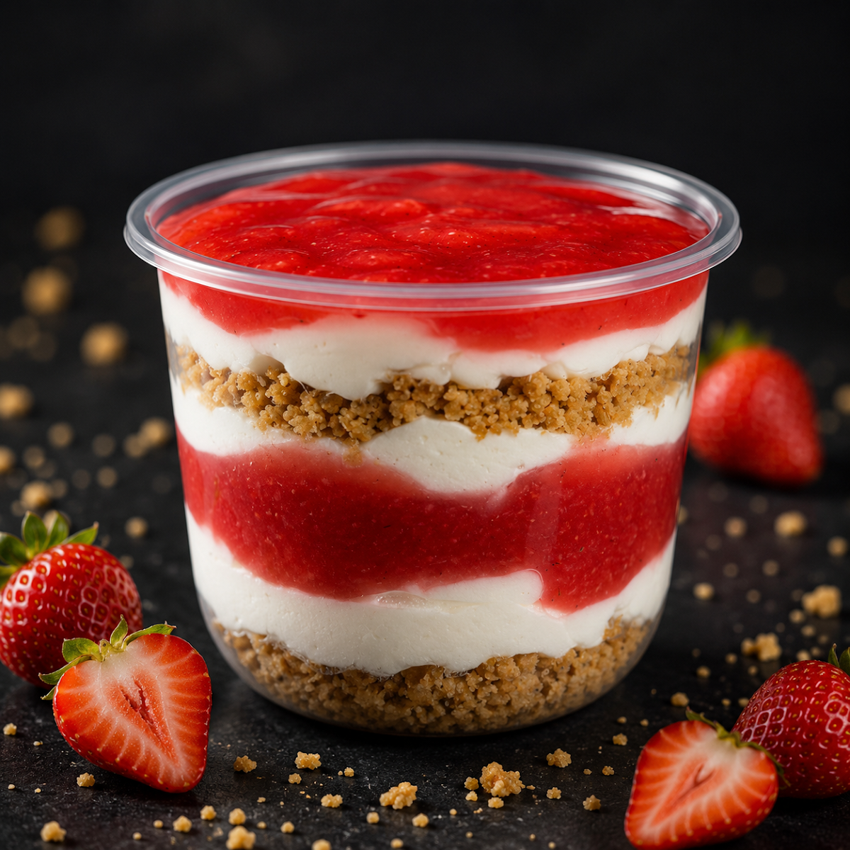 Strawberry Cheesecake Dessert Cup