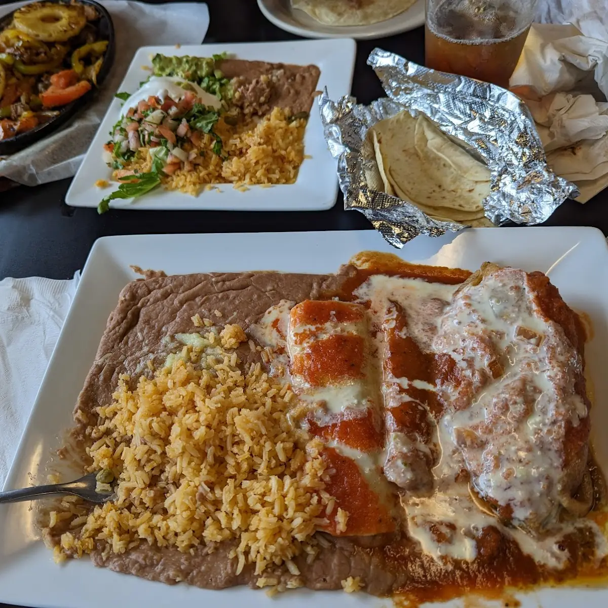 Beans Rice Enchilada