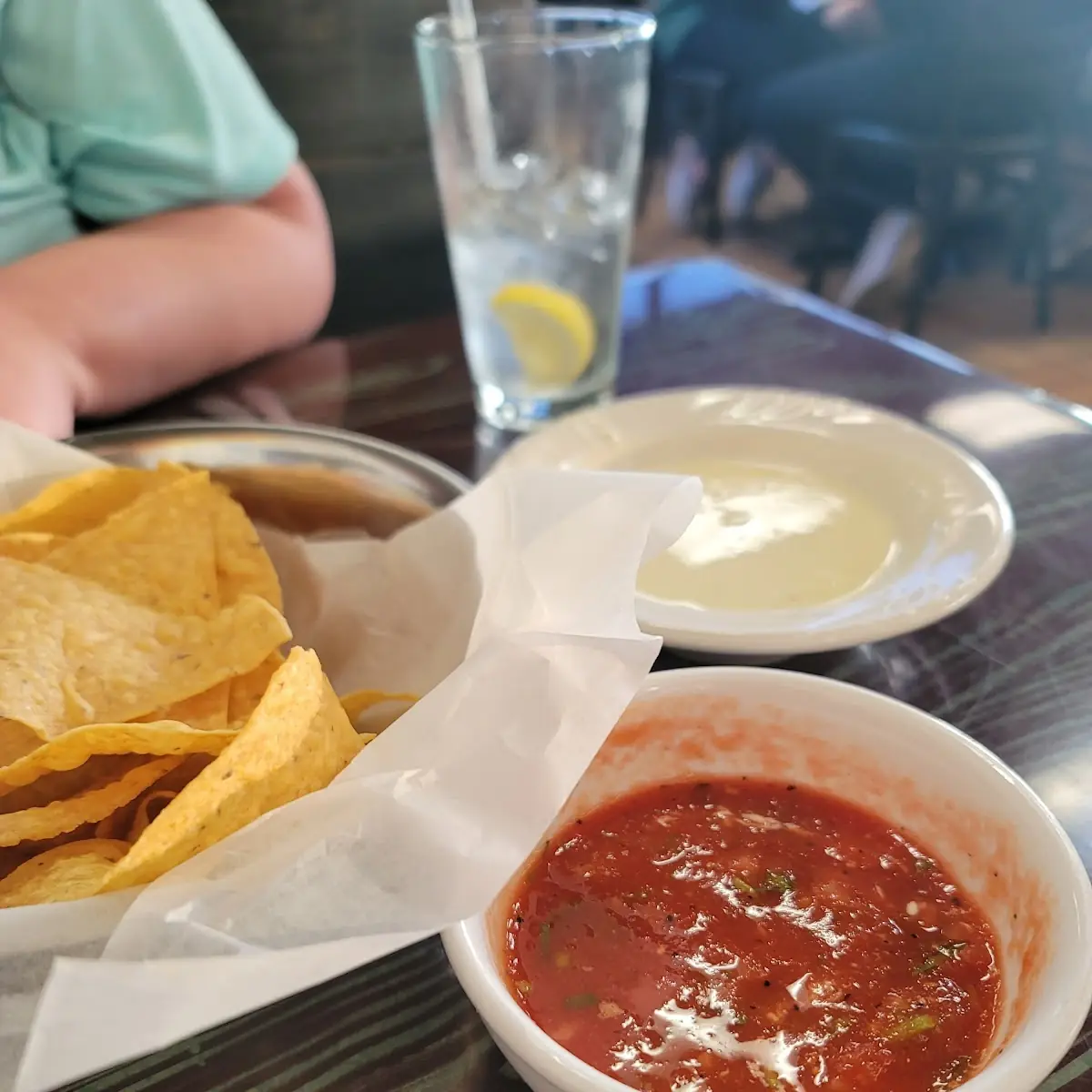Salsa and Queso Dip