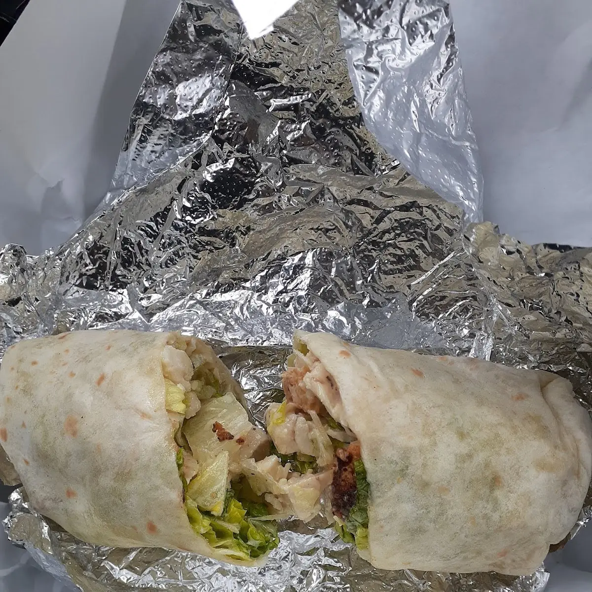 Caesar Wrap with Chickpeas