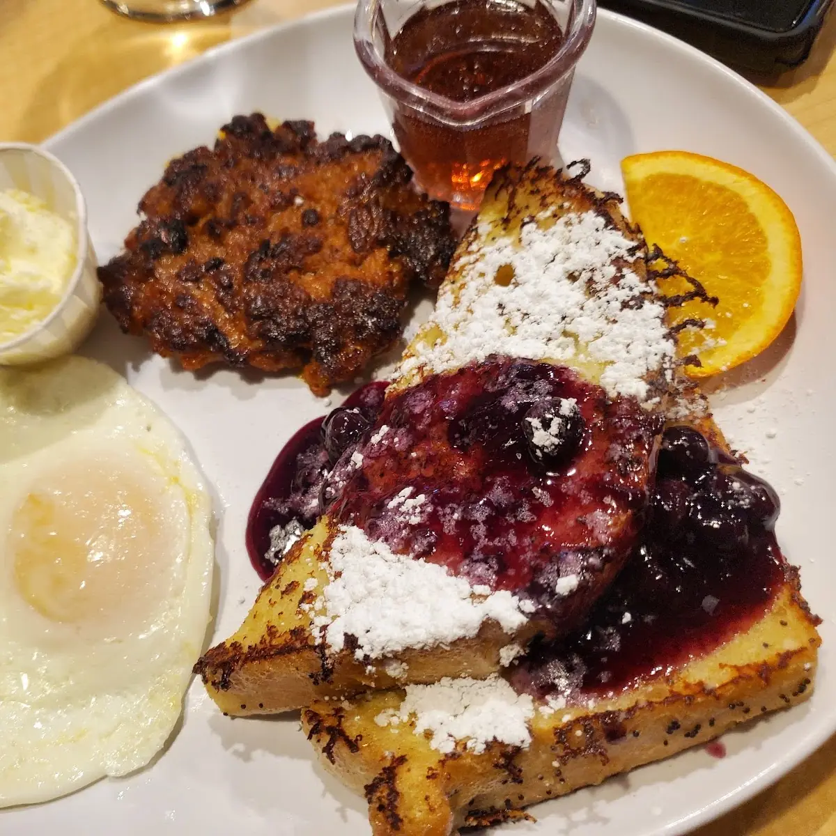 Chorizo Eggs and French Toast