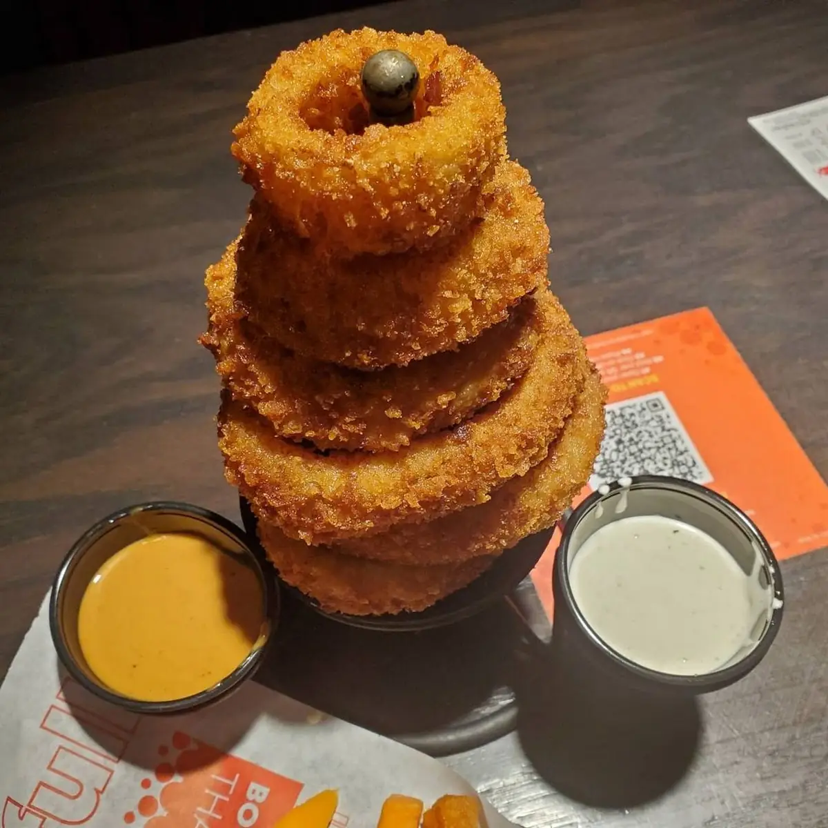 Towering Onion Rings