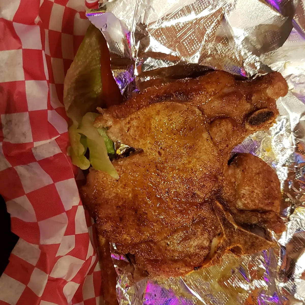 Pork Chop Sandwich