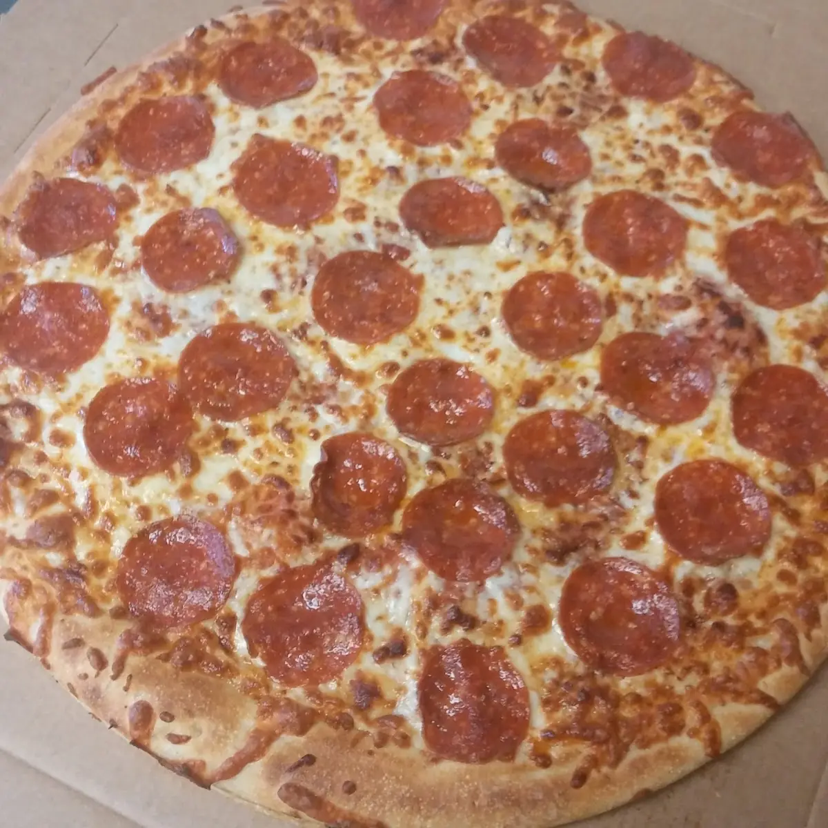 Pretzel Crust Pepperoni Pizza