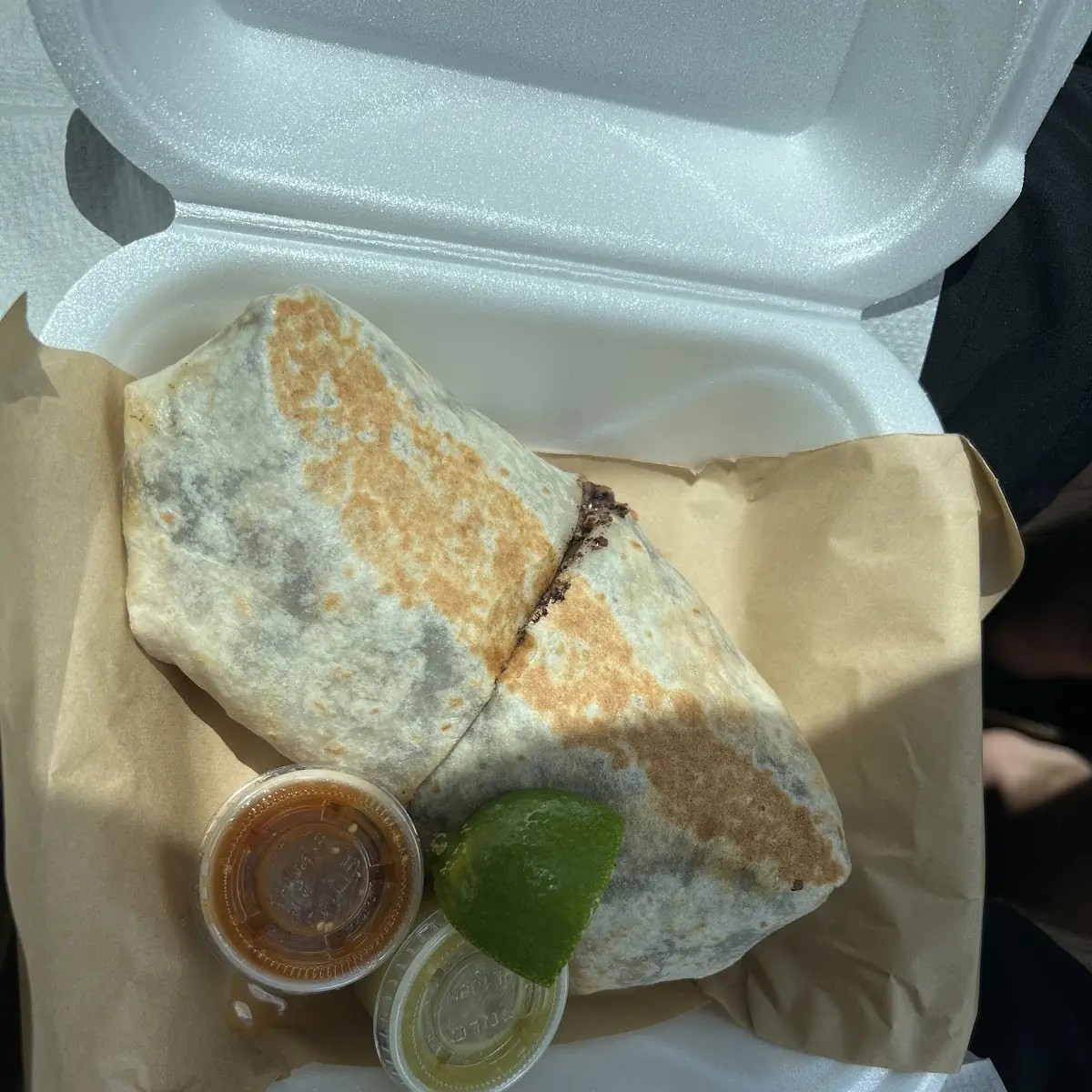 Tinga Chicken Burrito