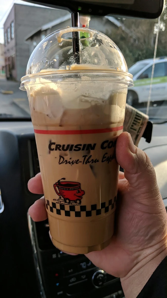 Americano White Chocolate Mocha with Cream